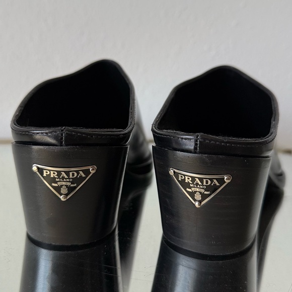 New Prada Texano Pointed Toe Mule $1,390 38.5 - Picture 6 of 14